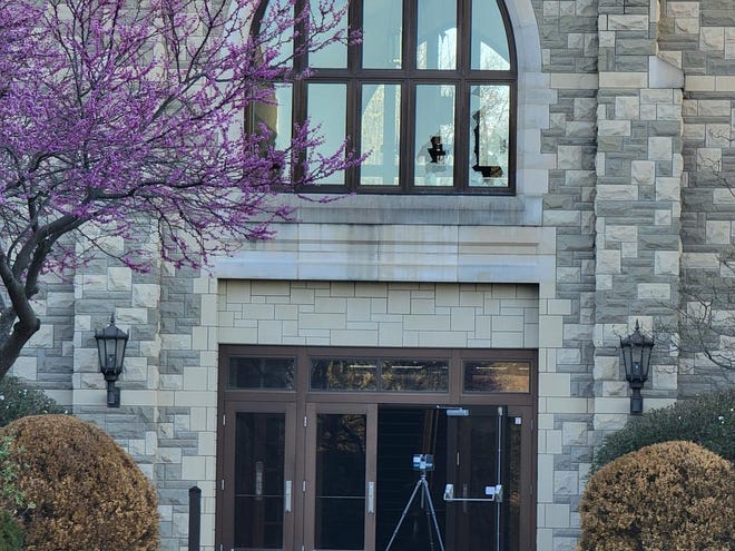 As officers responded to the Covenant campus, Hale fired on arriving police vehicles from a 2nd story window.