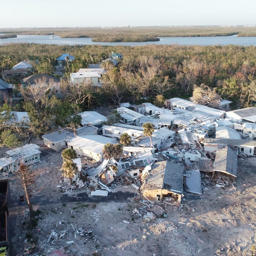 Nearly six months after Hurricane Ian devastated Southwest Florida, parts of Fort Myers Beach remain damaged. Photographed Thursday, March 23, 2023. 