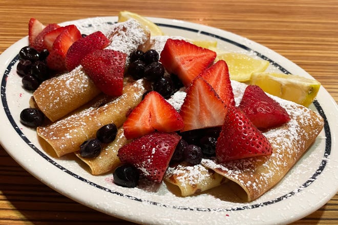 Fresh Berry Crepes is on the Halal menu, which available to diners at the Route 46 IHOP in Totowa, NJ 