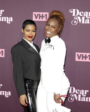 Teyana Taylor with her mother Nikki Taylor. The singer's mom is also her manager.