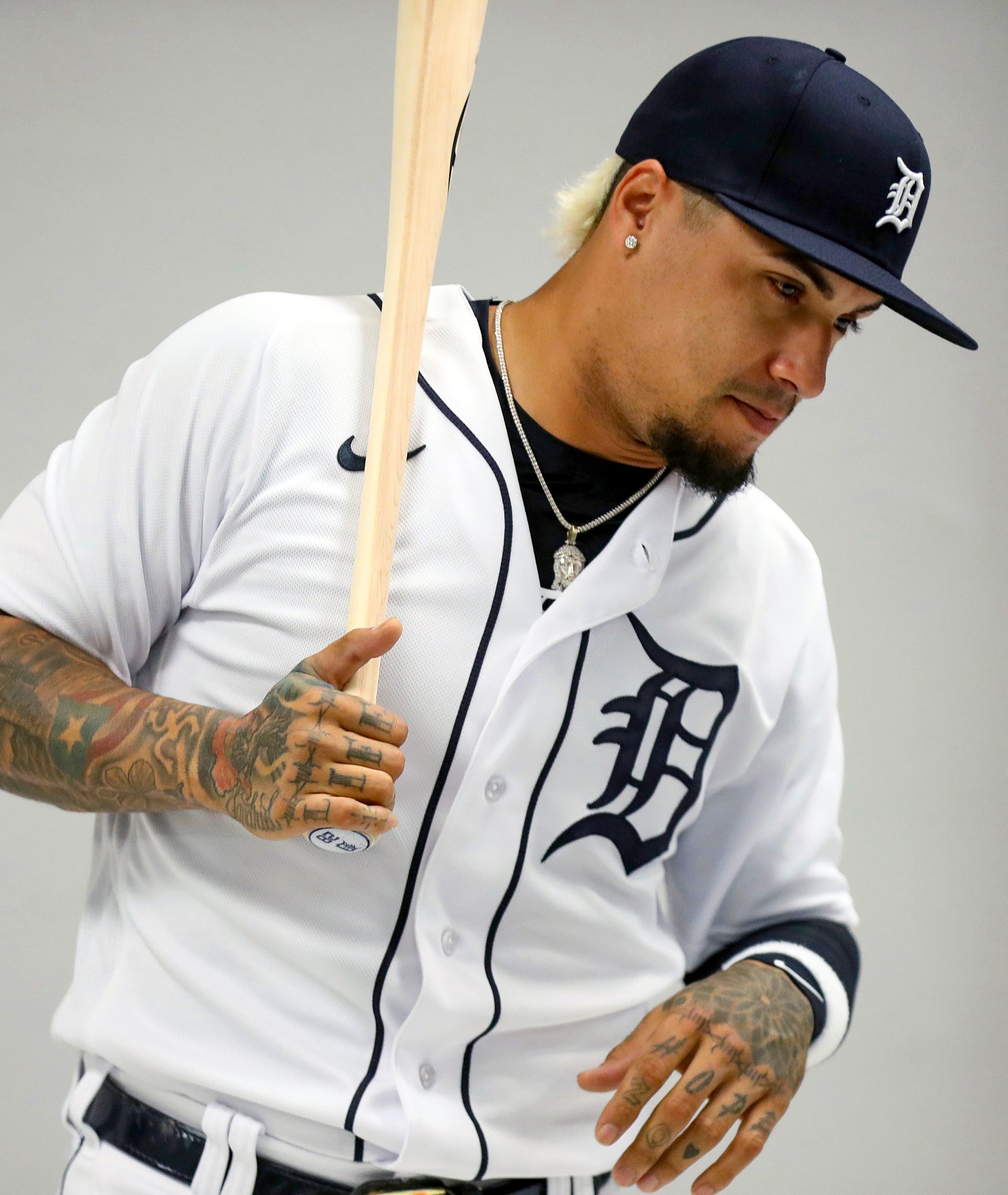 Tattoos seen in Detroit Tigers clubhouse reveal interesting stories