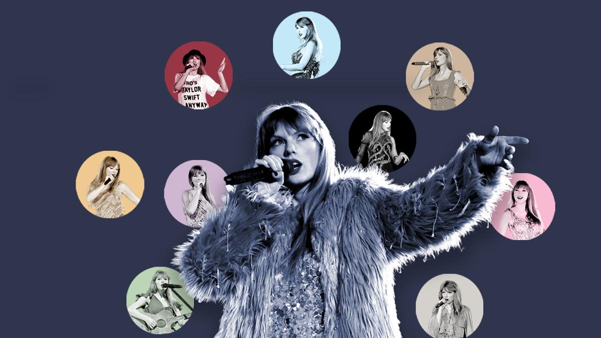 8 Taylor Swift Eras Vinyl Stickers