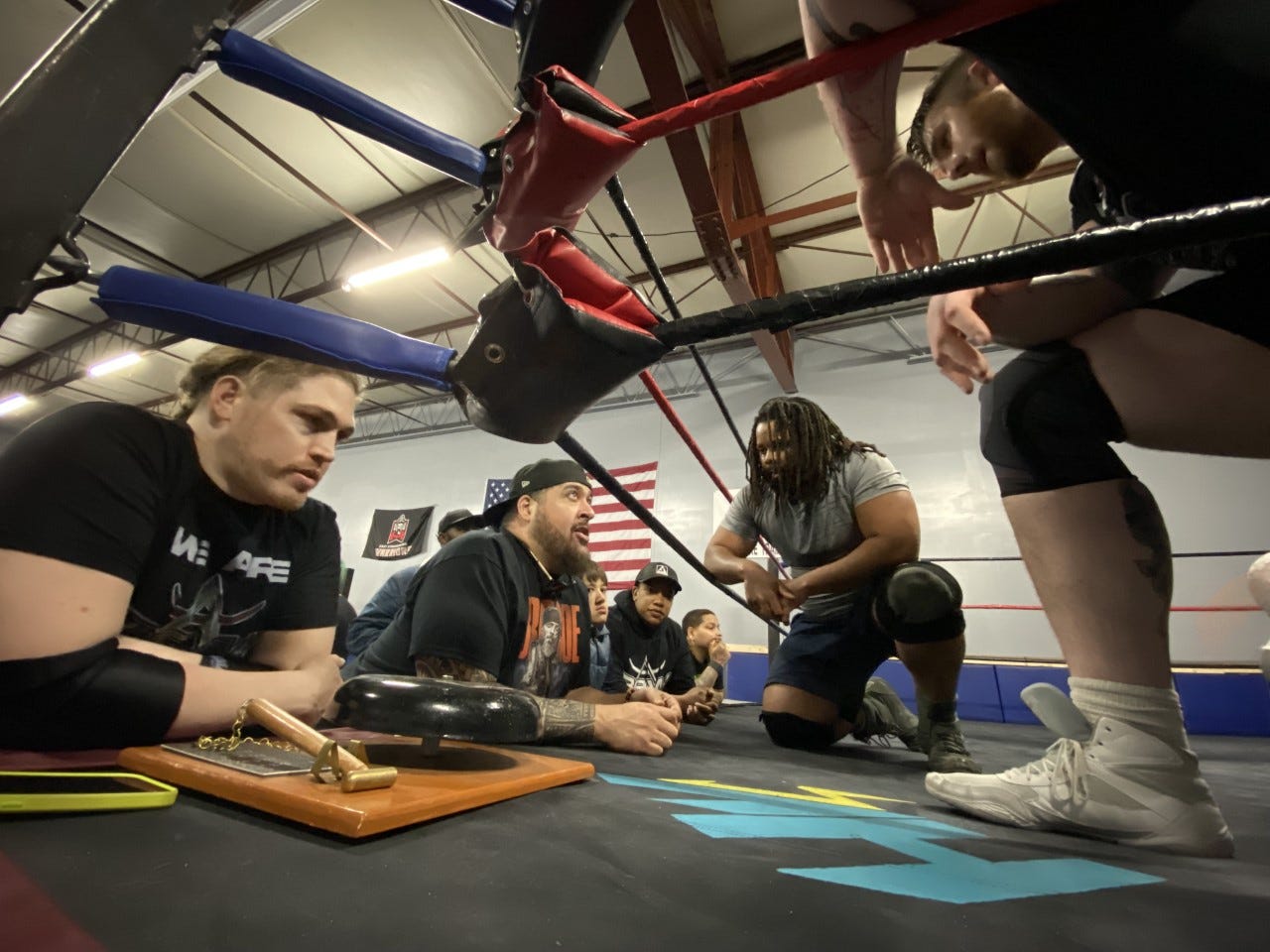 Afa Anoa'i Jr. teaches the ropes of pro wrestling in the Poconos