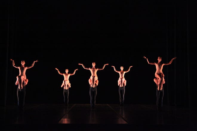 A scene from a 2015 performance of Sarasota Ballet resident choreographer Ricardo Graziano’s "In a State of Weightlessness," which will return in the 2023-24 season as part of an all-Graziano evening.