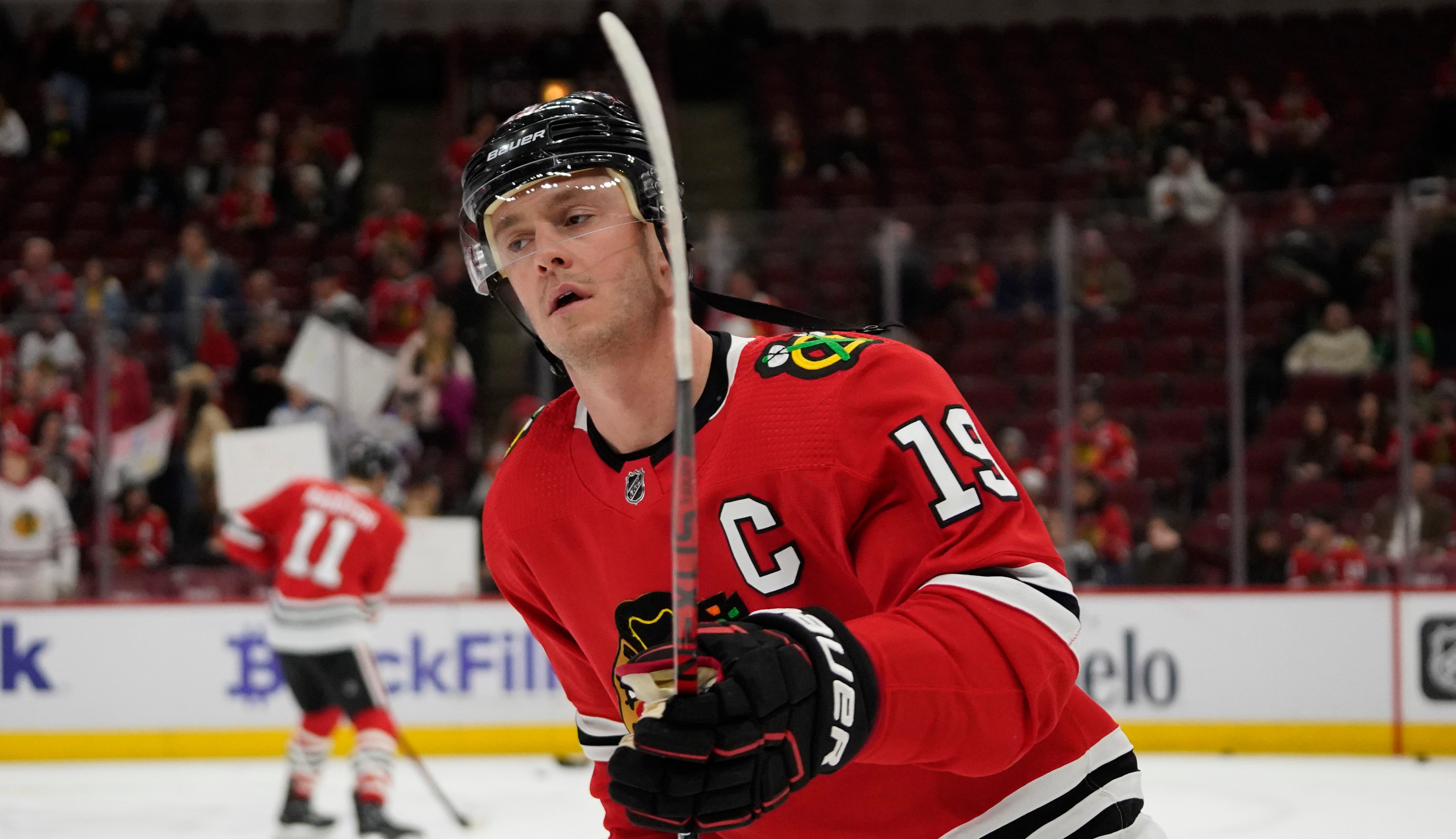 Blackhawks' Jonathan Toews returns Saturday vs. Devils after two-month absence