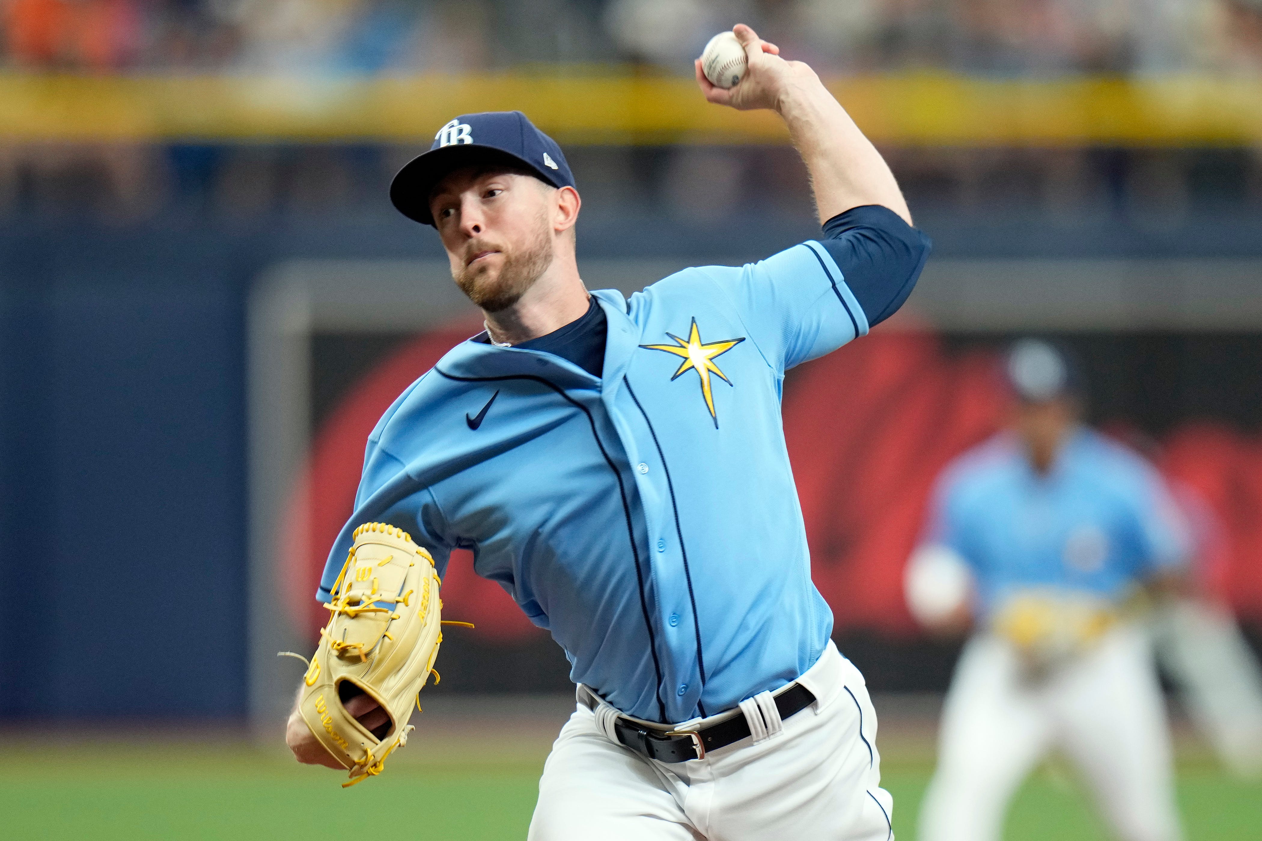 Tigers menghitung hit pertama di pereda ketujuh untuk mengakhiri tawaran no-hit Rays