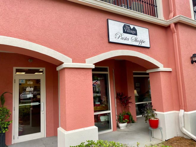 The Village Pasta Shoppe is located in Bluffton Village.