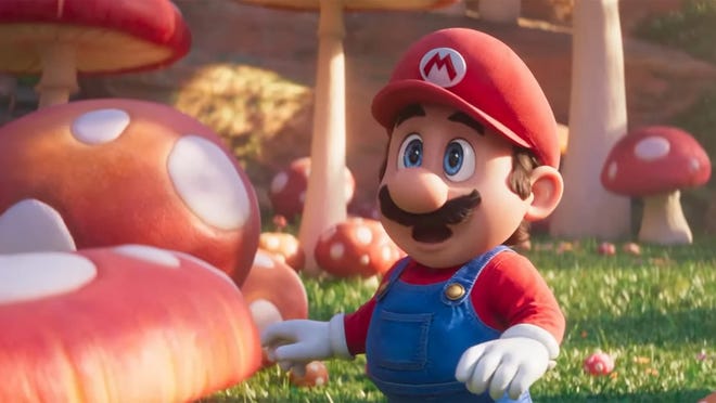 Mario masuk "Film Super Mario Bros."
