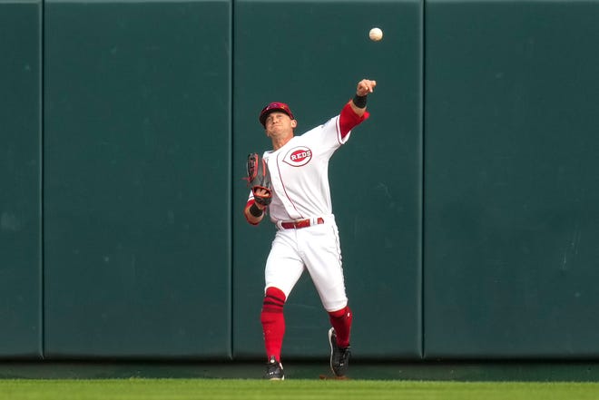 Cincinnati Reds center fielder TJ Friedl won a spring training position battle and has been a regular in the Reds' lineup in 2023.