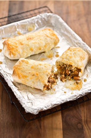 America's Test Kitchen's Beef and Bean Burritos.