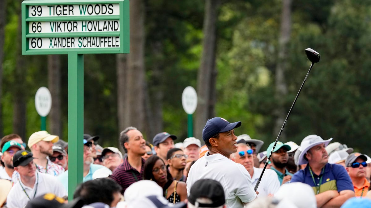 Masters 2023 leaderboard Tiger Woods live updates, highlights from