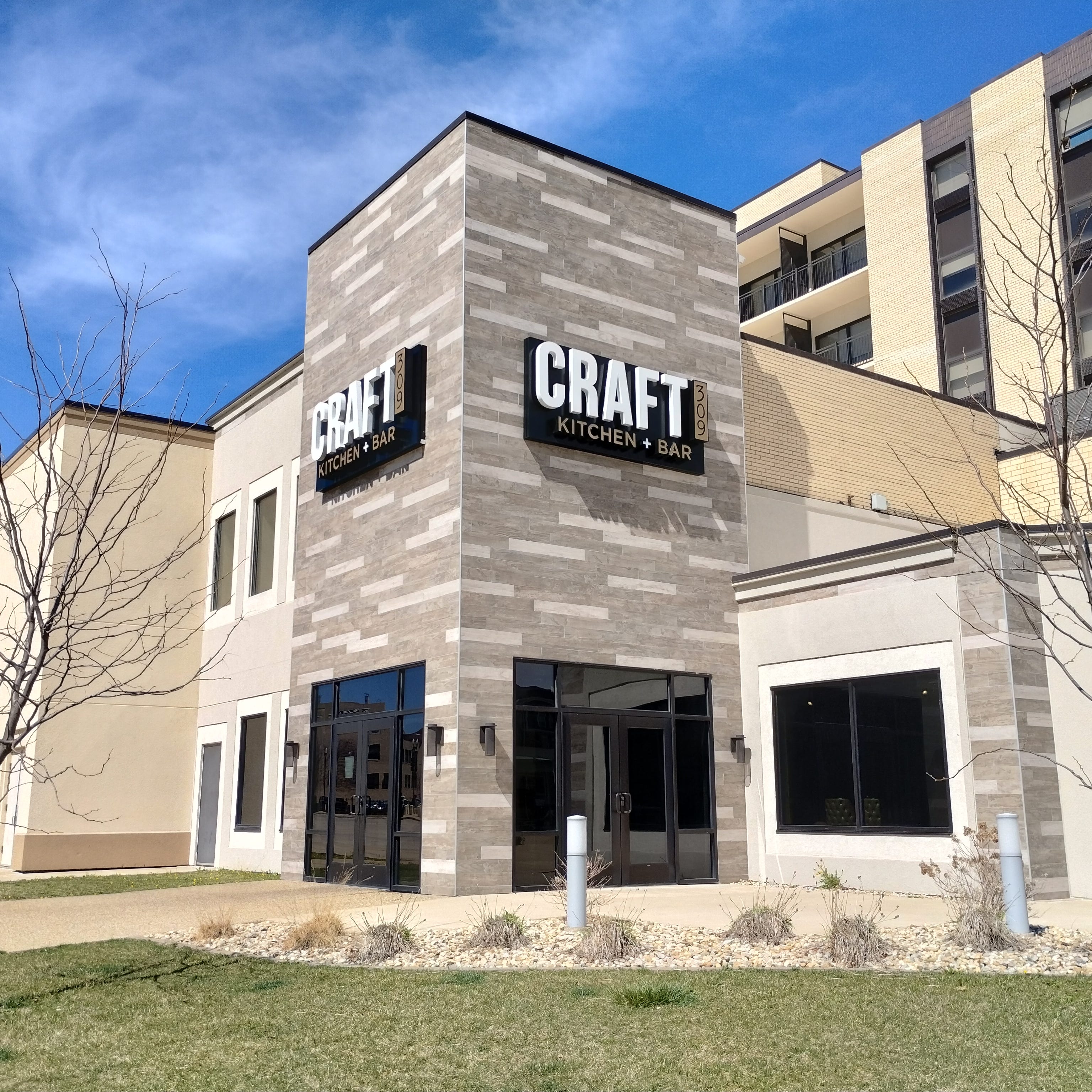Craft 309 Kitchen and Bar closed in early 2023 with the hopes to reopen in May. The restaurant is connected to the Four Points by Sheraton Peoria.