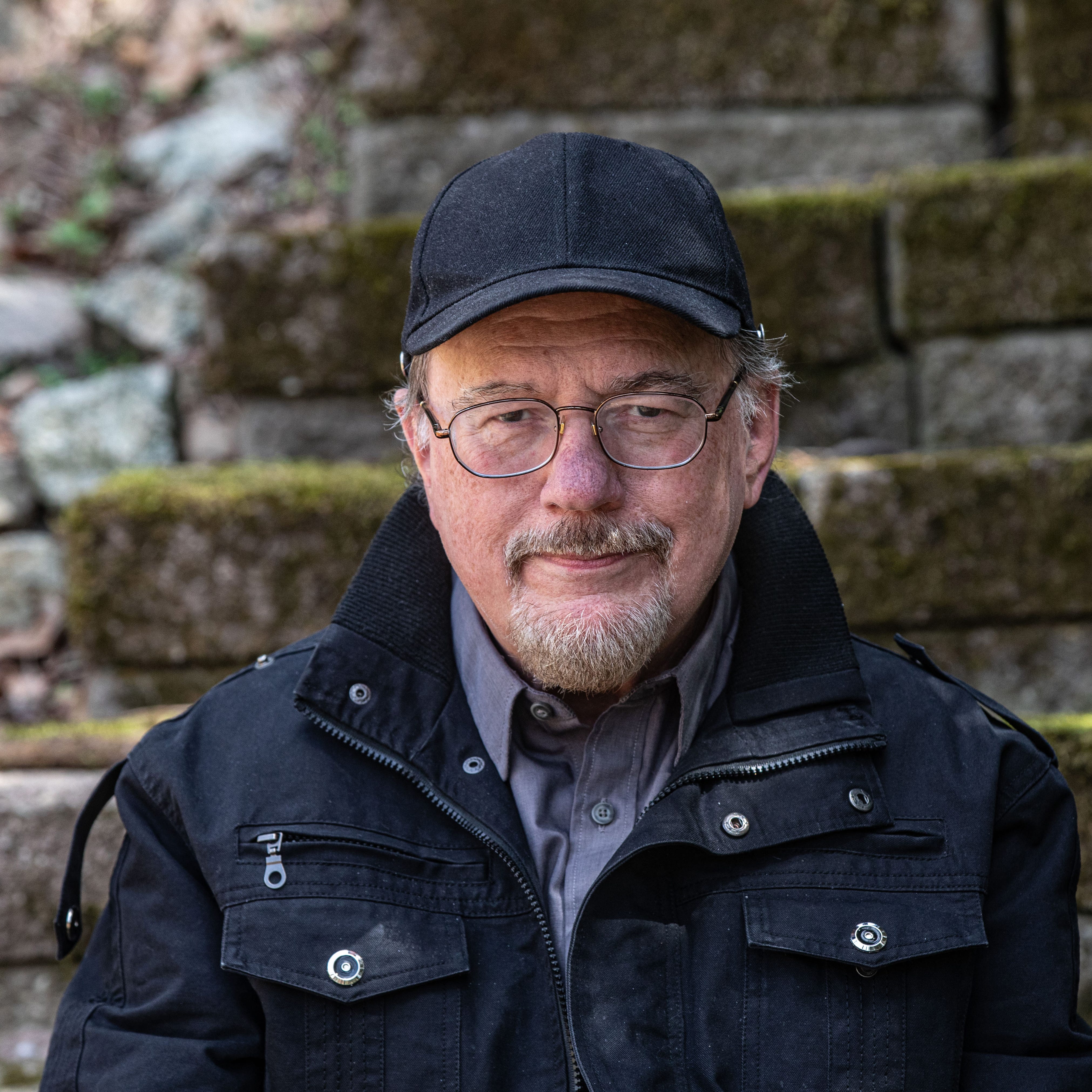 Award-winning composer and writer Rupert Holmes outside his home in Cold Spring, N.Y. April 11, 2023. Holmes latest book is ÒMurder Your Employer: The McMasters Guide to Homicide.Ó