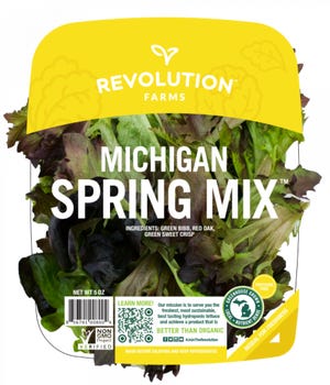 Revolution Farms' Michigan Spring Mix is ​​among the products under recall.