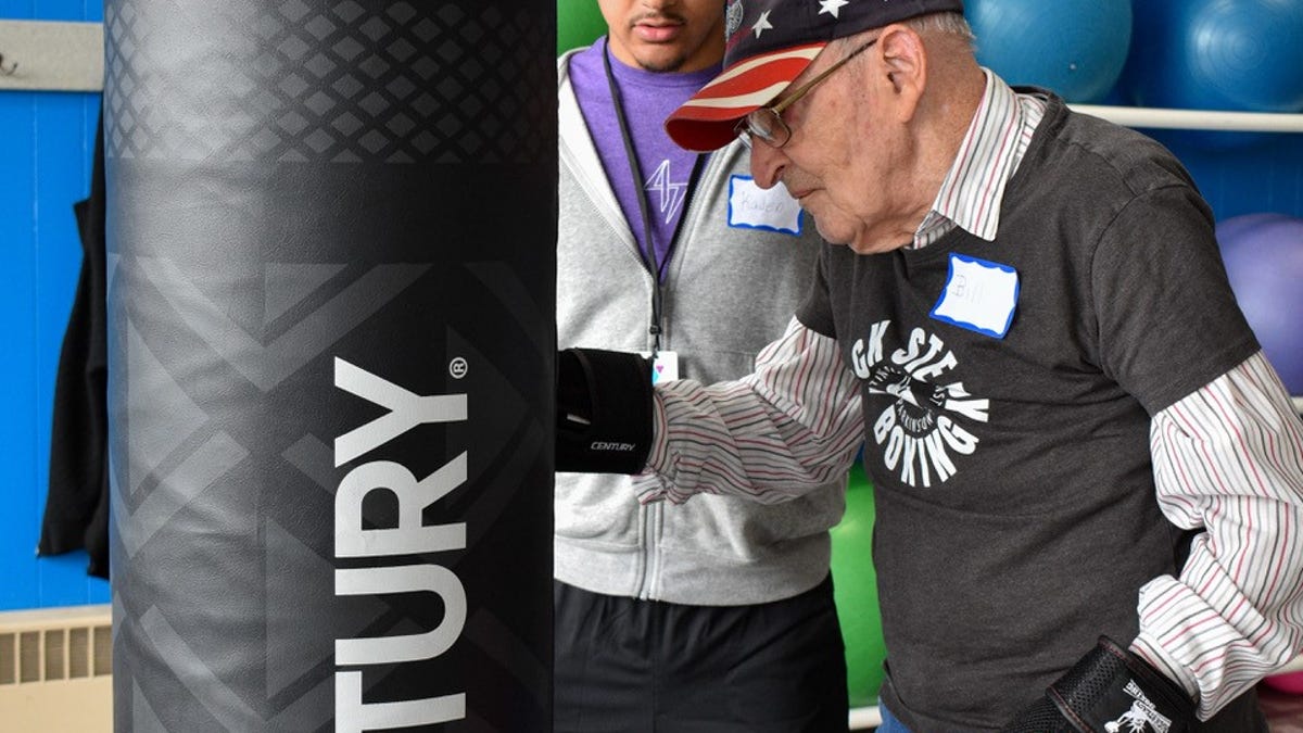 Rock Steady Boxing aids Parkinsons sufferers with balance cognitive skills strength Rock Steady Boxing aids Parkinsons sufferers with balance cognitive skills strength