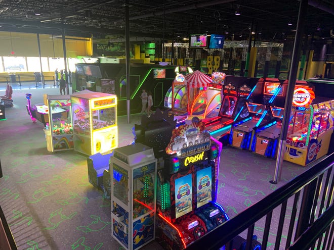 Launch, which is located in the former Toys "R" Us building at the Mall at Whitney Field in Leominster, features trampoline parks, virtual reality games, and an arcade.