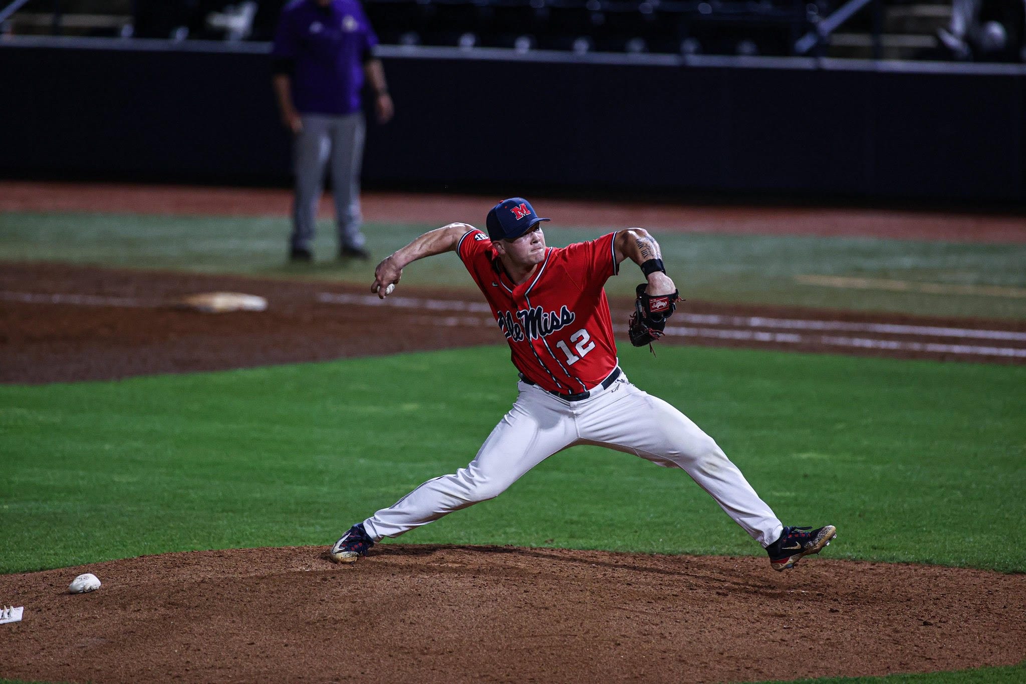 Ole Miss baseball slugger Kemp Alderman shines in pitching cameo hits moonshot home run
