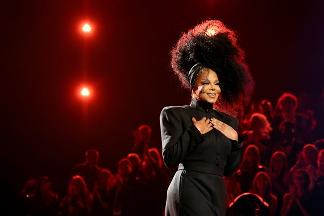 Janet Jackson attends the 37th Annual Rock & Roll Hall of Fame Induction Ceremony at Microsoft Theater on Nov. 5, 2022 in Los Angeles, California.