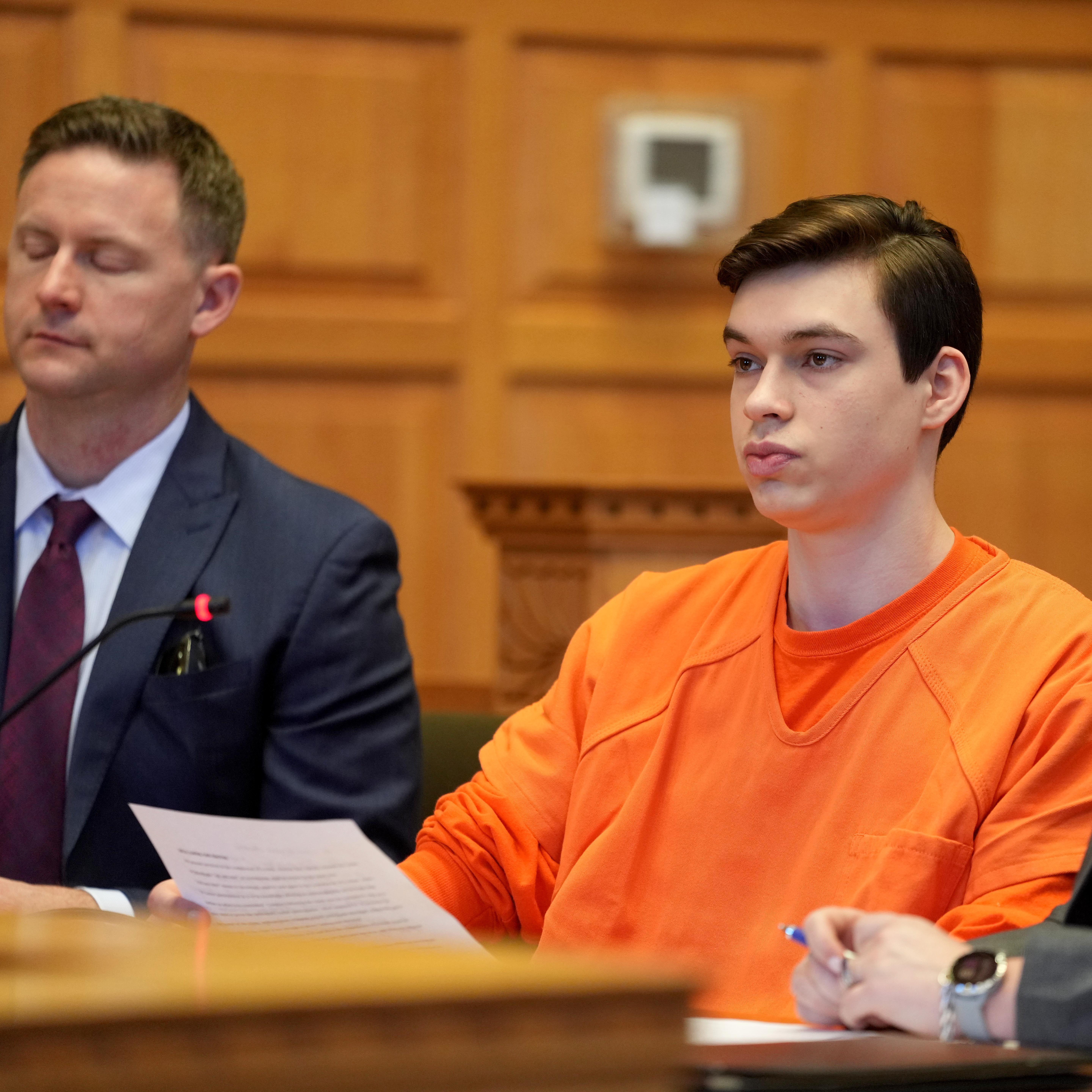 Willard Miller pleads guilty in the 2021 murder of Fairfield Spanish teacher Nohema Graber at the Jefferson County Courthouse in Fairfield, Tuesday, April 18, 2023. 