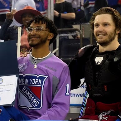 Primeiro jogador transgênero no hóquei profissional é homenageado na Noite  do Orgulho do NY Rangers – Hockey4Life