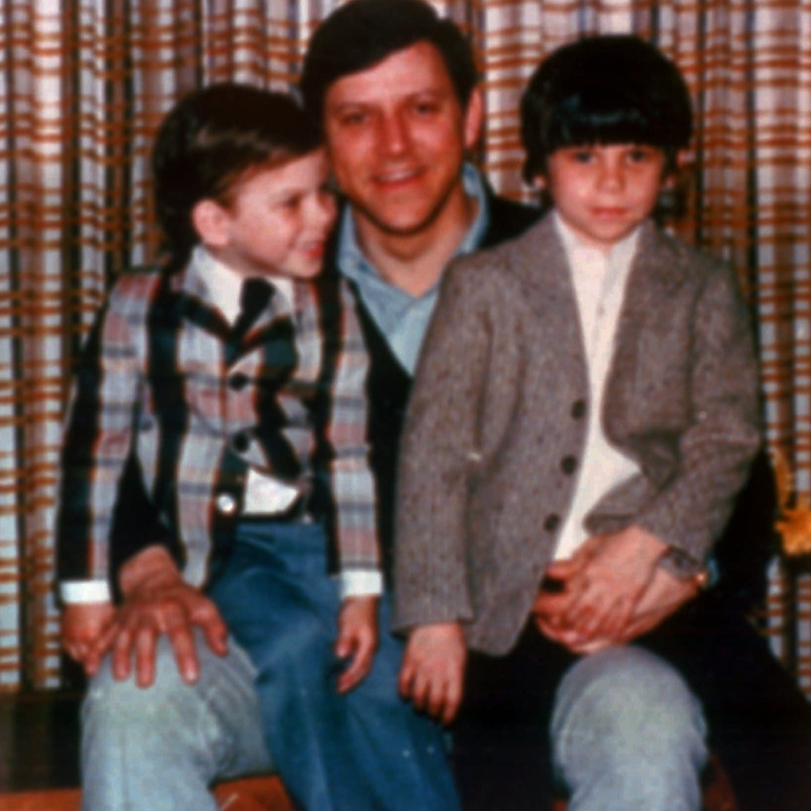This is an undated photo of Jose Menendez pictured with his sons, Erik, left, and Lyle. Menendez and his wife, Kitty, were found murdered in the family mansion in Beverly Hills, California, in 1989.  Erik and Lyle, who admitted to killing their parents, were found guilty of first-degree murder and conspiracy Wednesday, March 20, 1996, in Los Angeles.