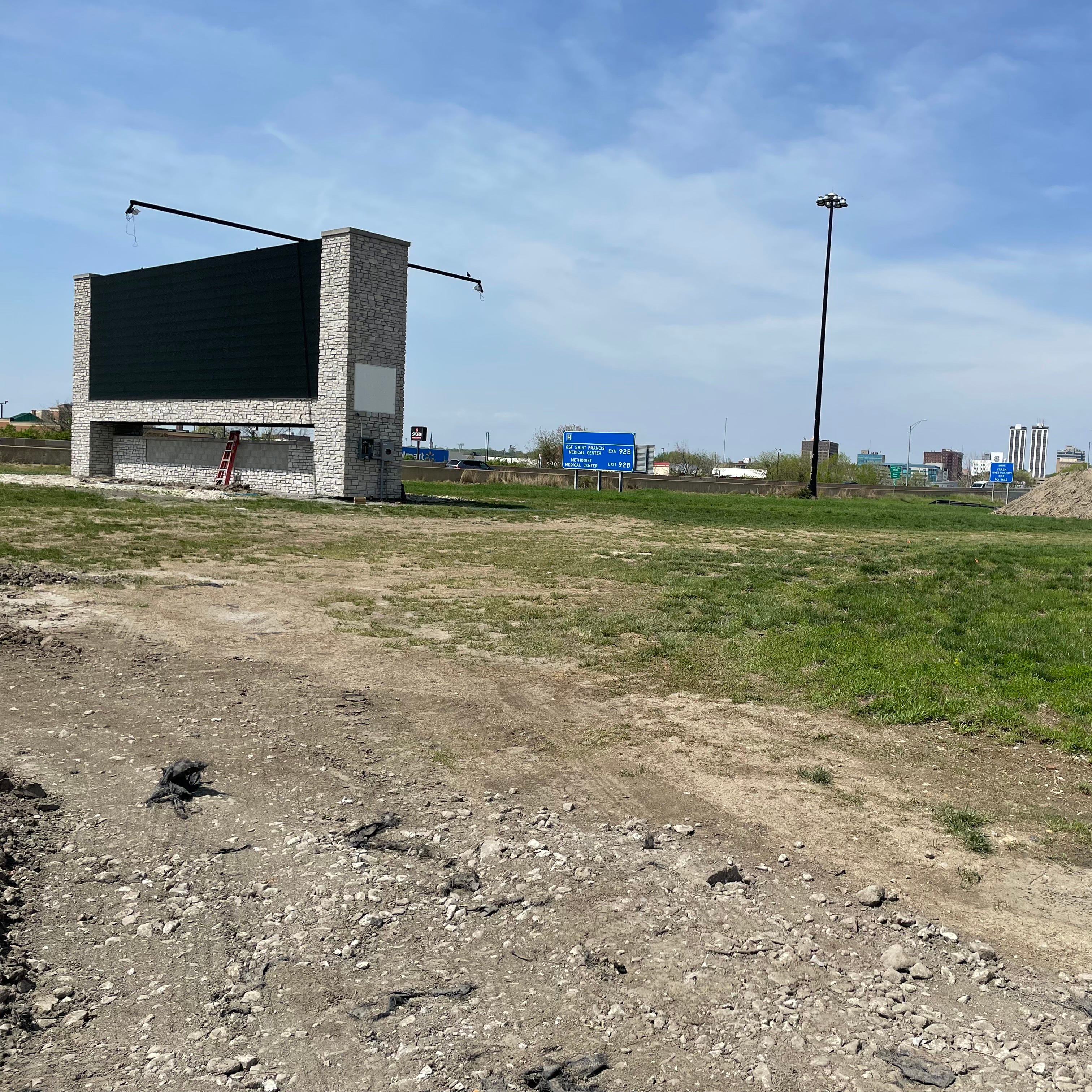 This lot on Bass Pro Drive in East Peoria is the future site of an indoor-outdoor family recreation center with a restaurant.