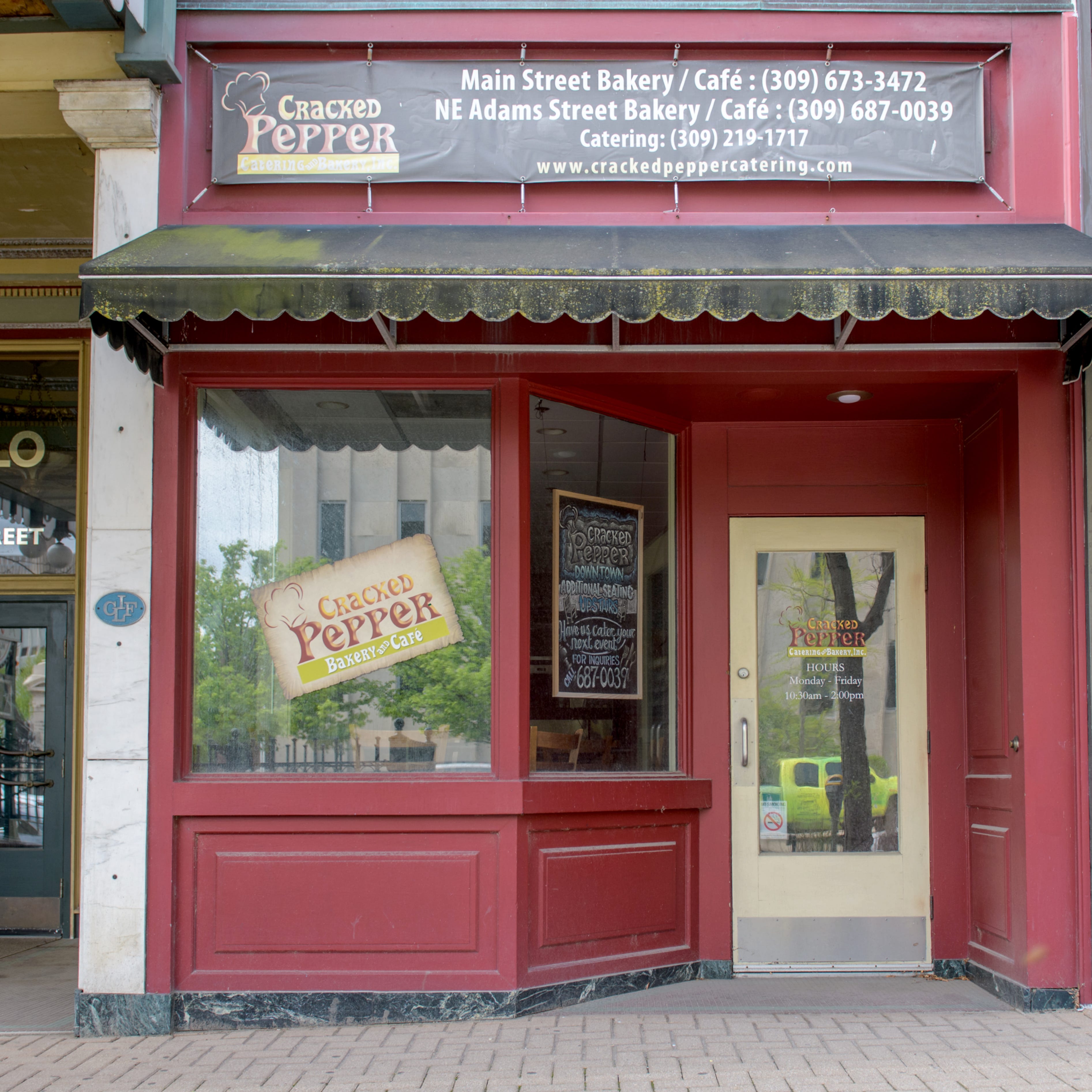 The Cracked Pepper Bakery and Cafe at 311 Main St. in downtown Peoria.