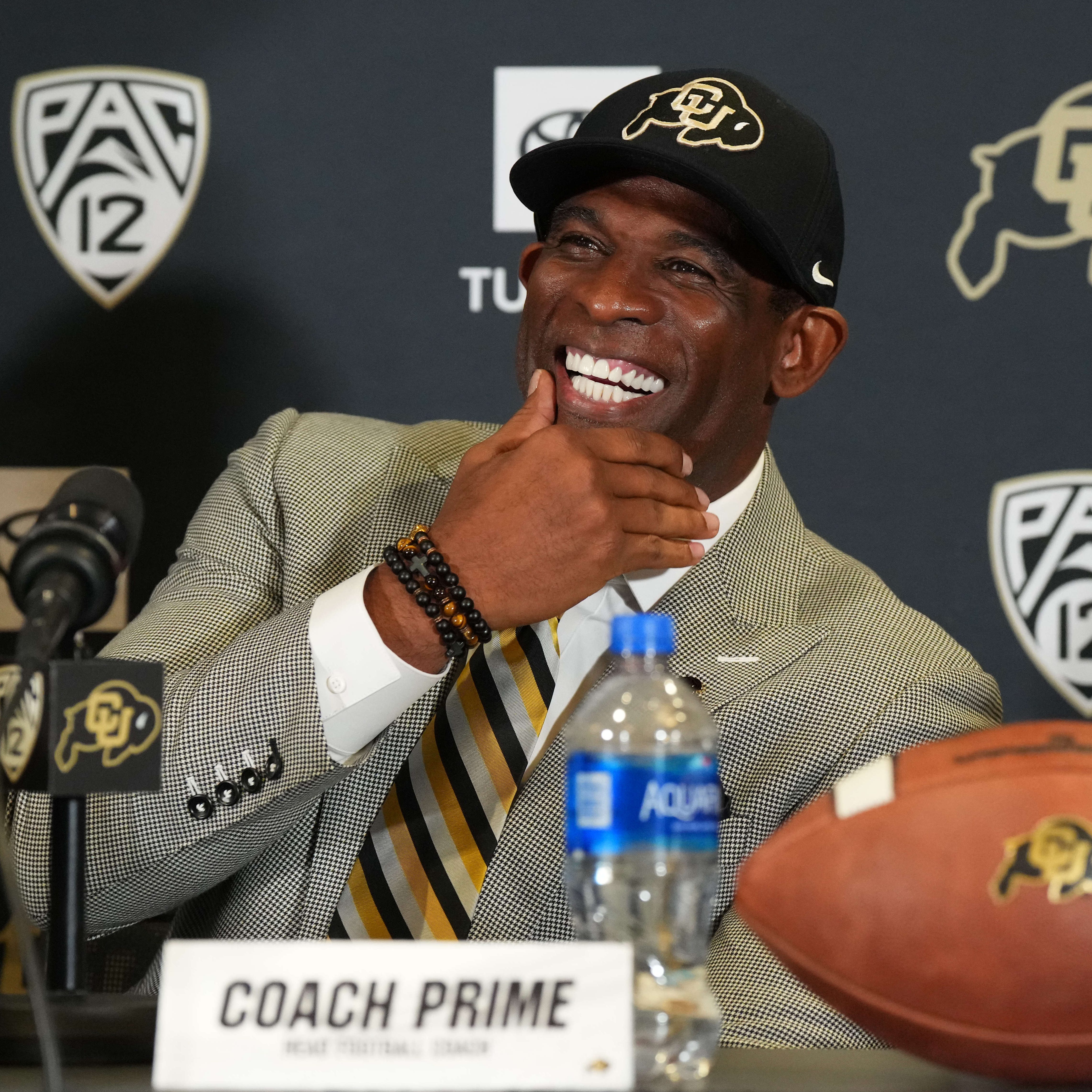 Deion Sanders was hired by Colorado in December after the Buffaloes went 1-11 last season.