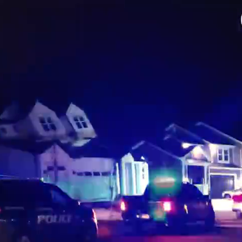 Officials are evaluating other homes after two unoccupied houses slid down a hill in Utah. There were no injuries.