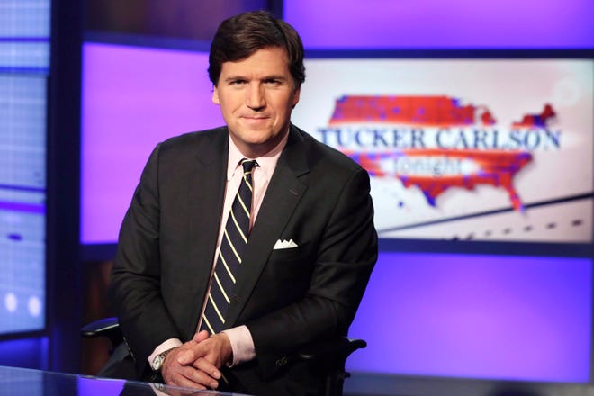 Tucker Carlson as host of 'Tucker Carlson Tonight.'
