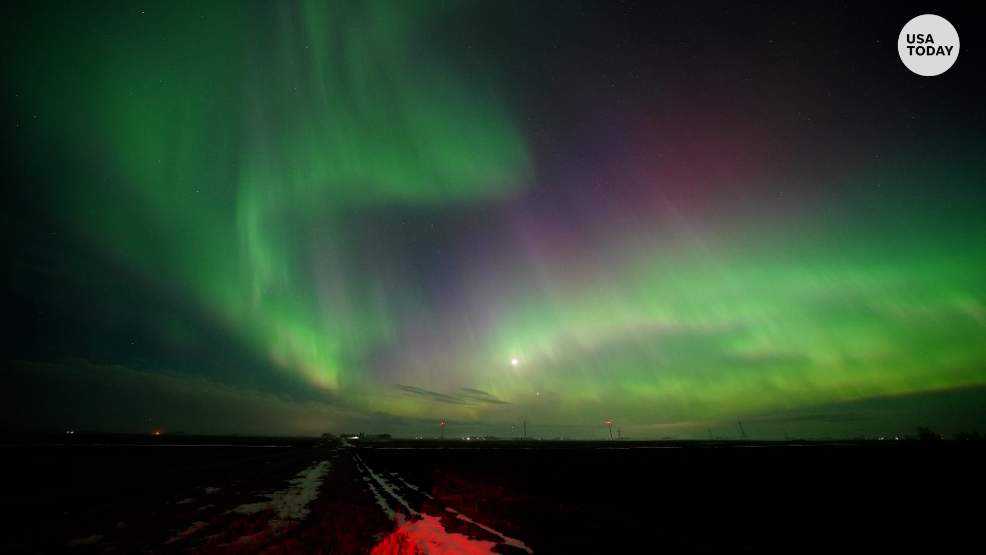 The northern lights could appear over North Dakota tonight through next