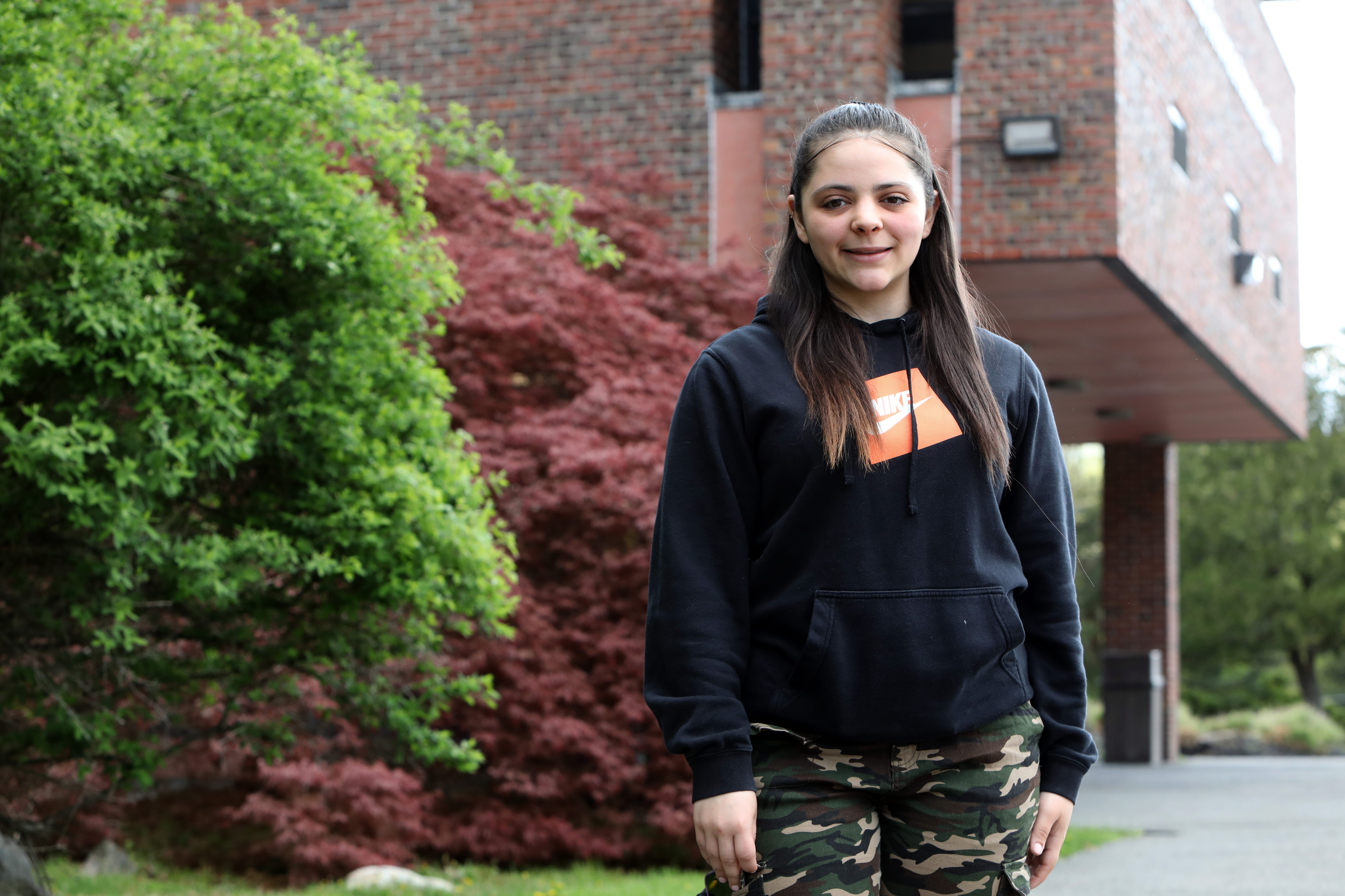 Mahopac High School senior Nicole Hartmann, 18, reflects on her high school years during the COVID-19 pandemic April 24, 2023 at Putnam Northern Westchester BOCES in Yorktown Heights. Hartmann, who is in the BOCES childhood education and development program, was a freshman when COVID-19 pandemic began.