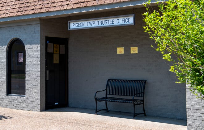 The Pigeon Township trustee's office at 907 SE 8th St. in Evansville, Indiana.