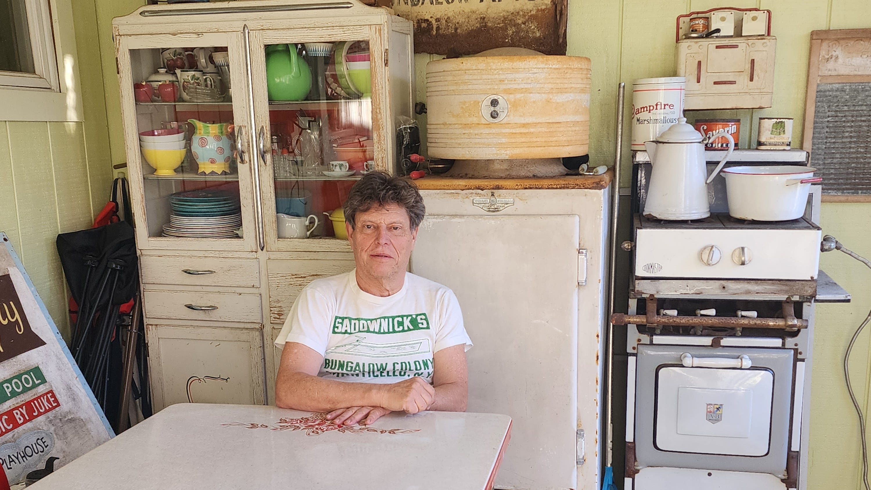 Allen Frishman's collection of mementos from the Catskills will be featured in the Borscht Belt Museum.