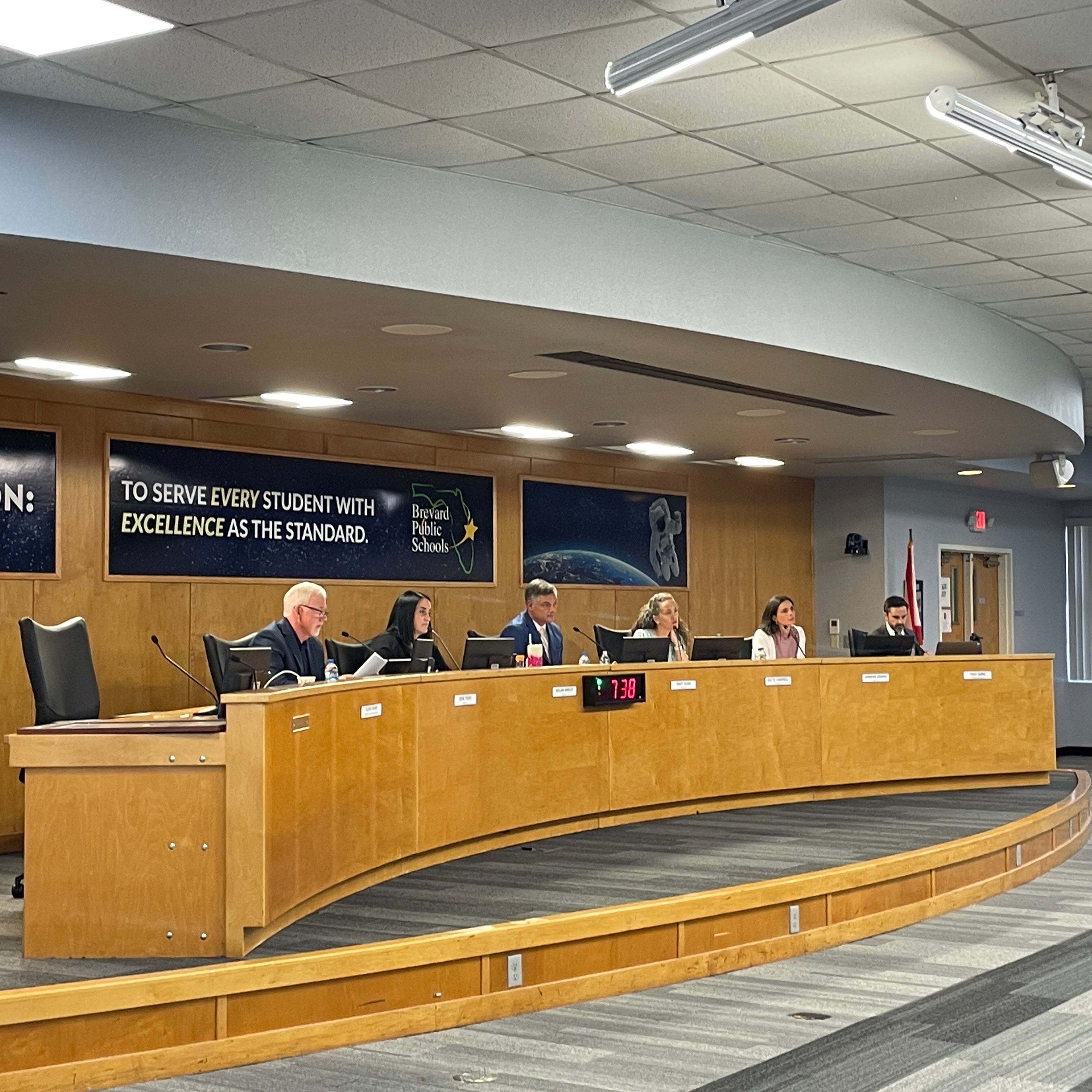 Brevard's school board convened Thursday to interview the three finalists for the superintendent position. - LT TV T il SA TN T T hools- 