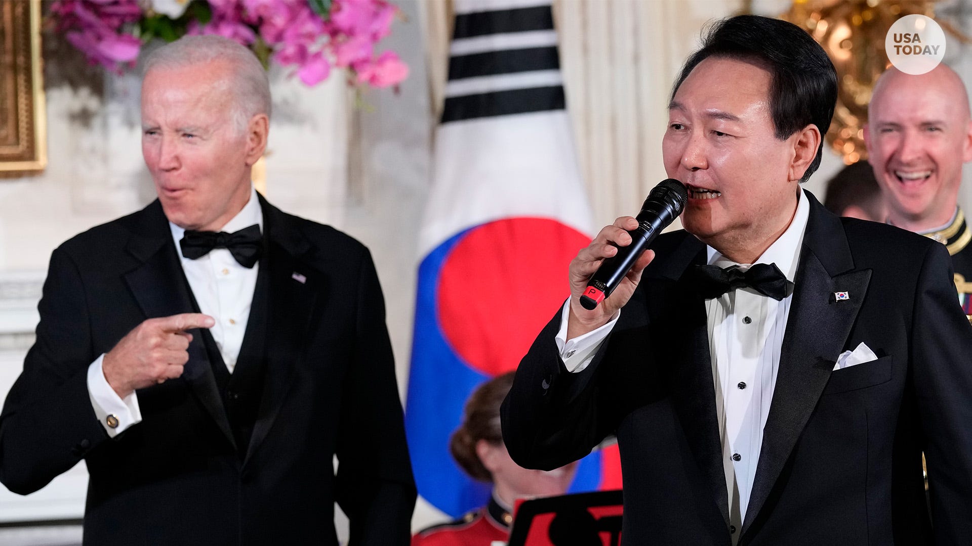 South Korean president sings 'American Pie' at White House state dinner