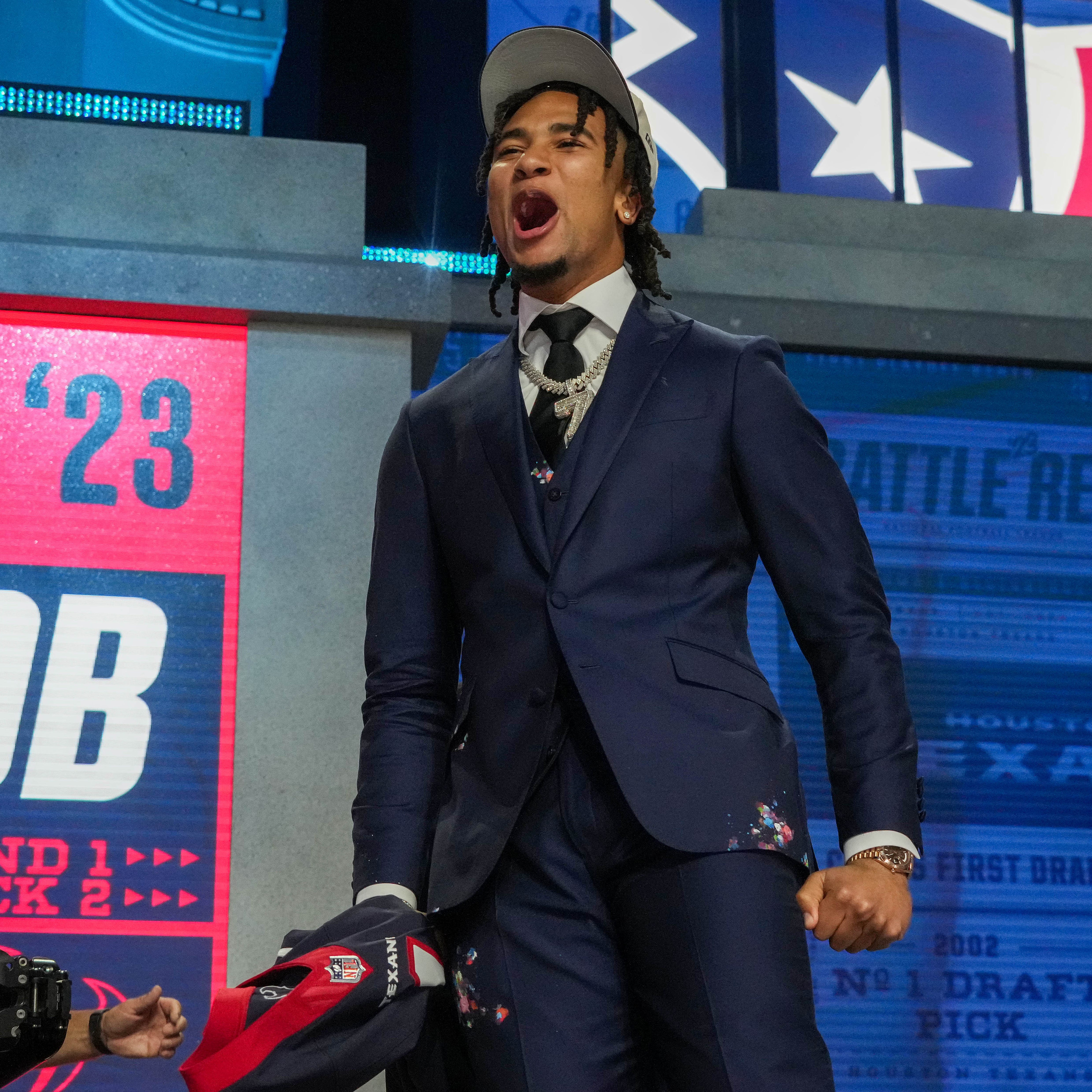 The Houston Texans selected Ohio State QB C.J. Stroud with the second overall pick.