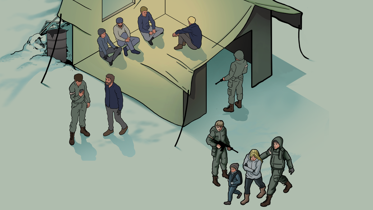 An illustrated explanation of Russia’s deportation of Ukrainians, from the war zone to a remote camp
