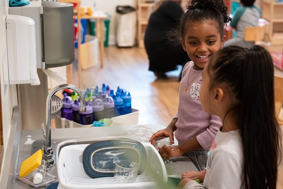 Students at a Bezos Academy location.