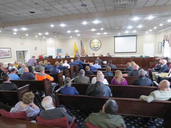 A large crowd packed Parsippany Town Hall for a public meeting to discuss an $88.4 million budget proposal for 2023.