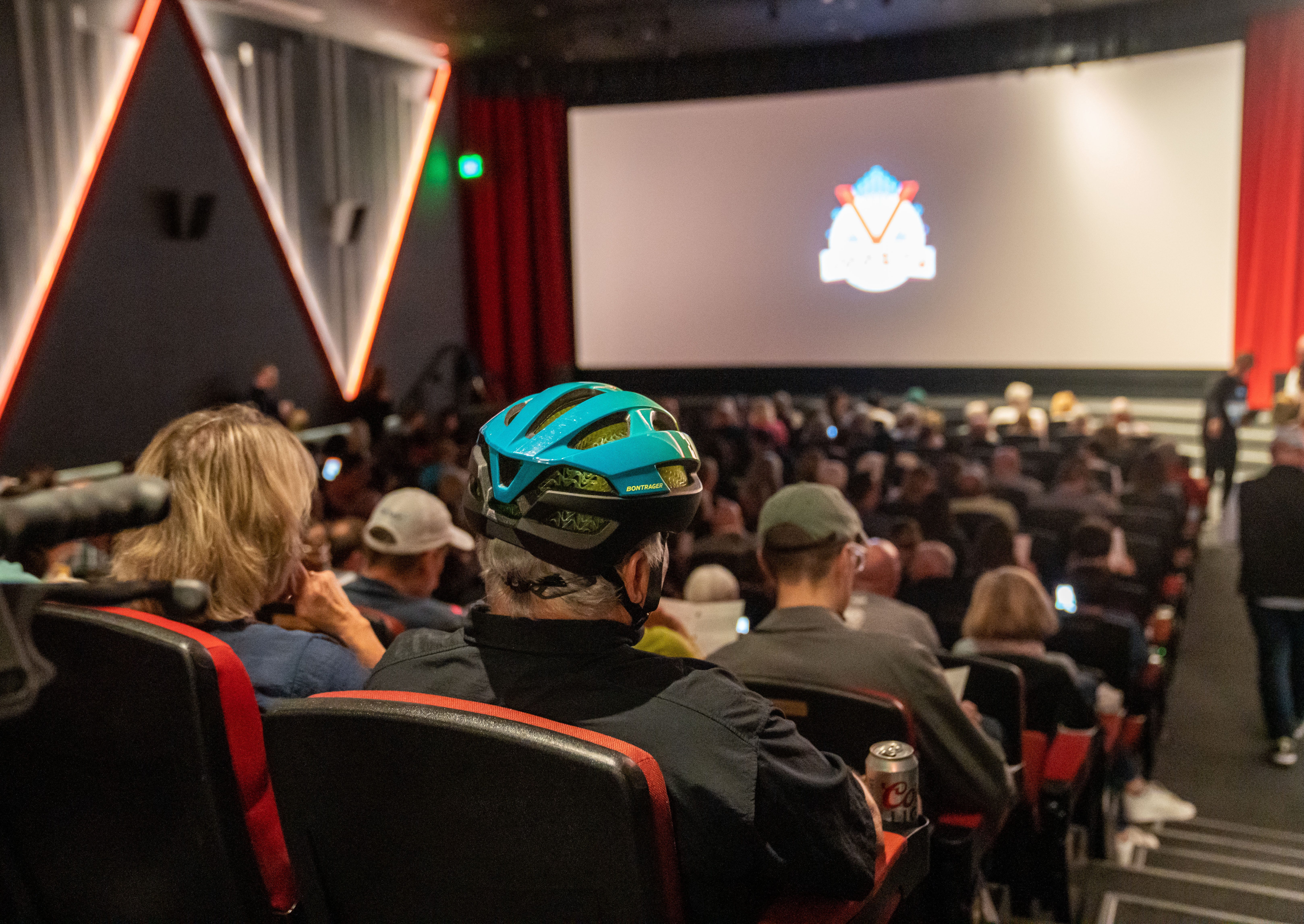 Varsity Cinema hosts the premiere of 'Shift: The RAGBRAI Documentary' to sold-out crowd, Thursday, May 4, 2023. 
