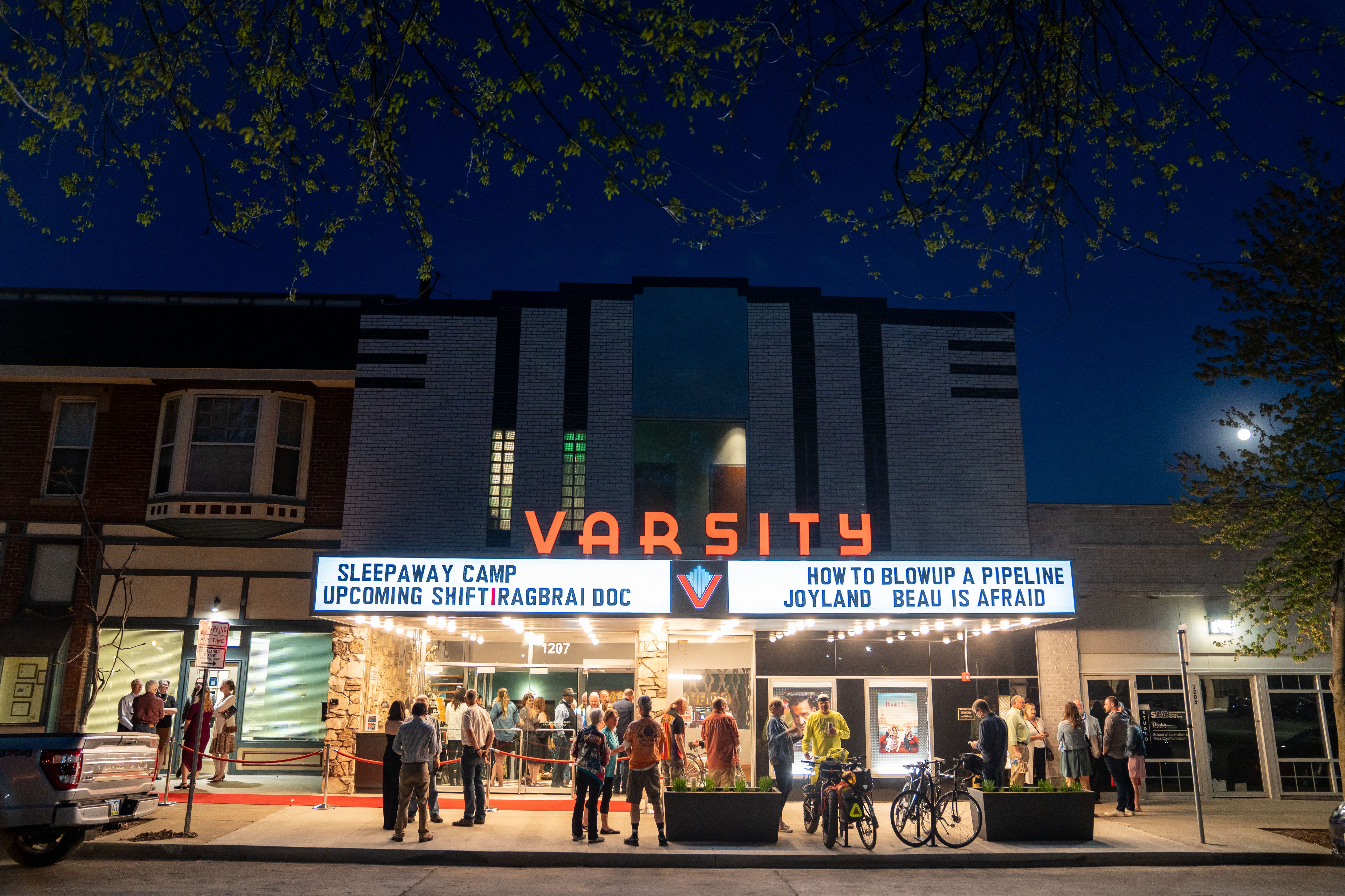 Varsity Cinema hosts the premiere of "Shift: The RAGBRAI Documentary" to sold-out crowd, Thursday, May 4, 2023.