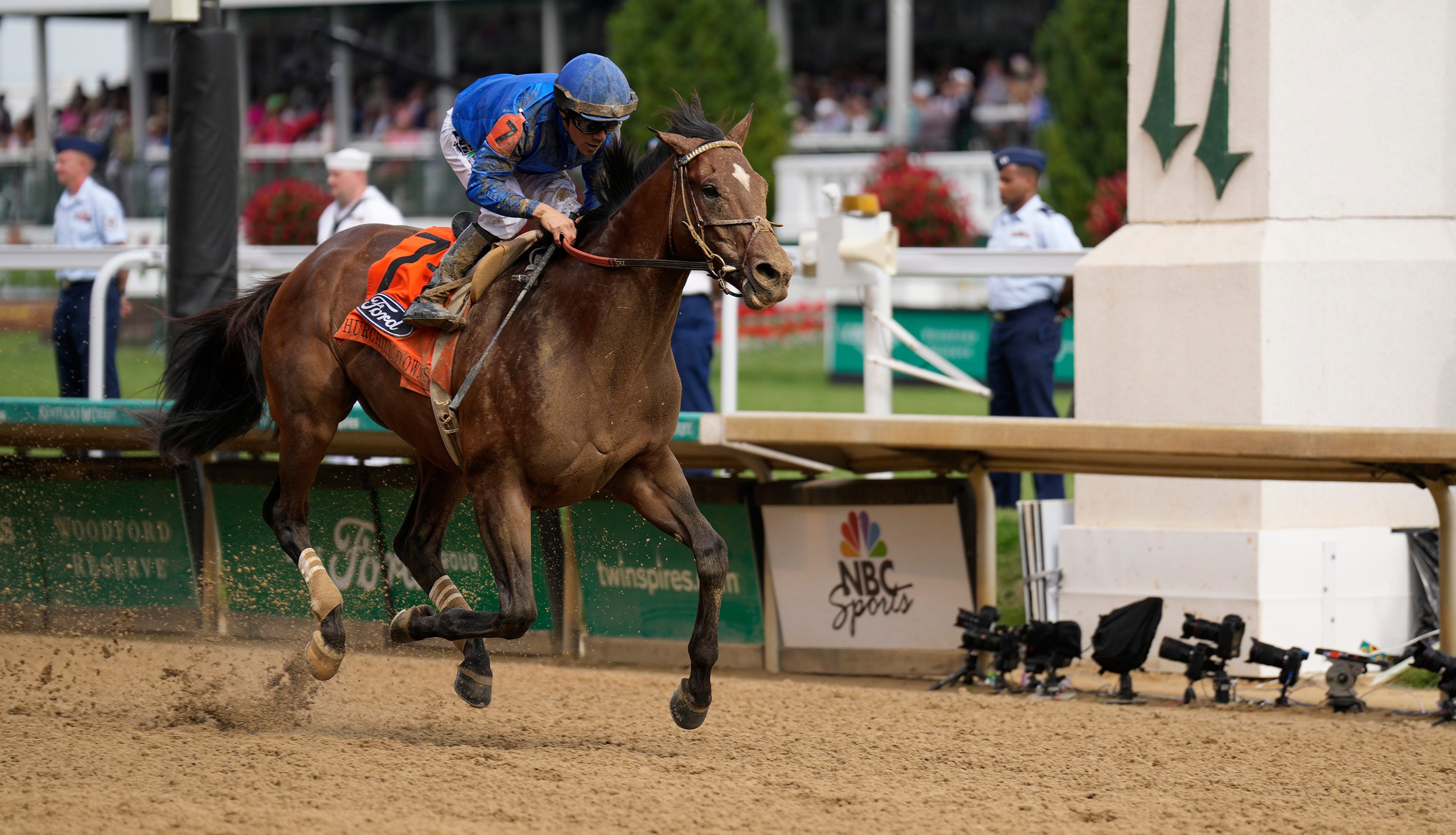 Cody's Wish wins The Churchill Downs Stakes on Saturday, May 6, 2023. 
