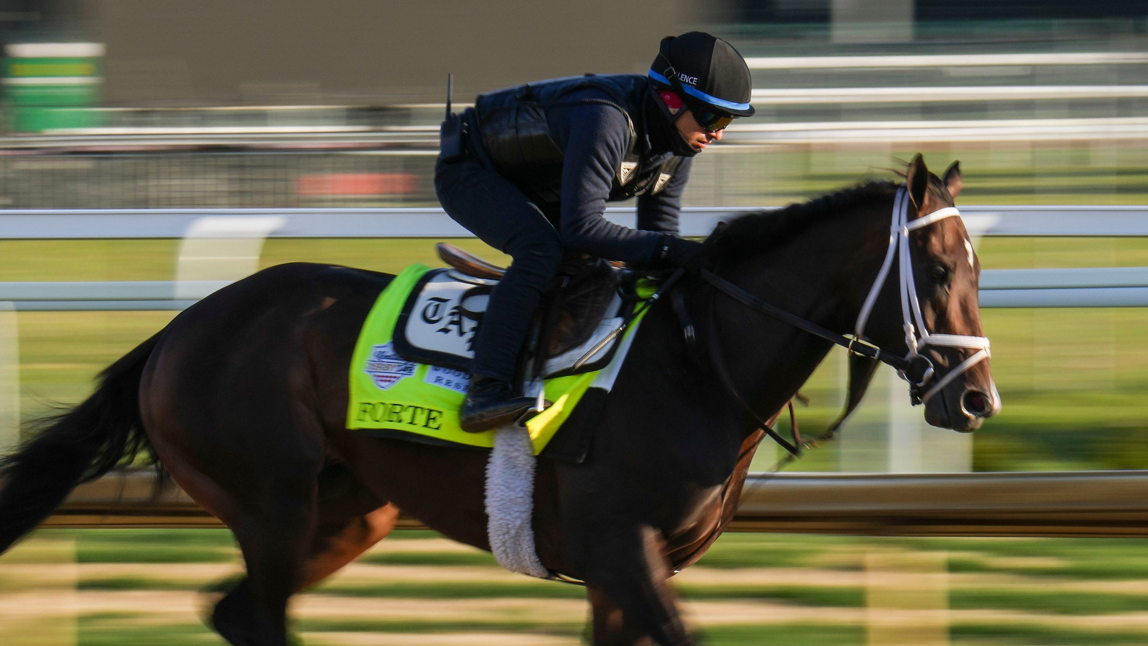 Forte during a workout at Churchill Downs on Friday.