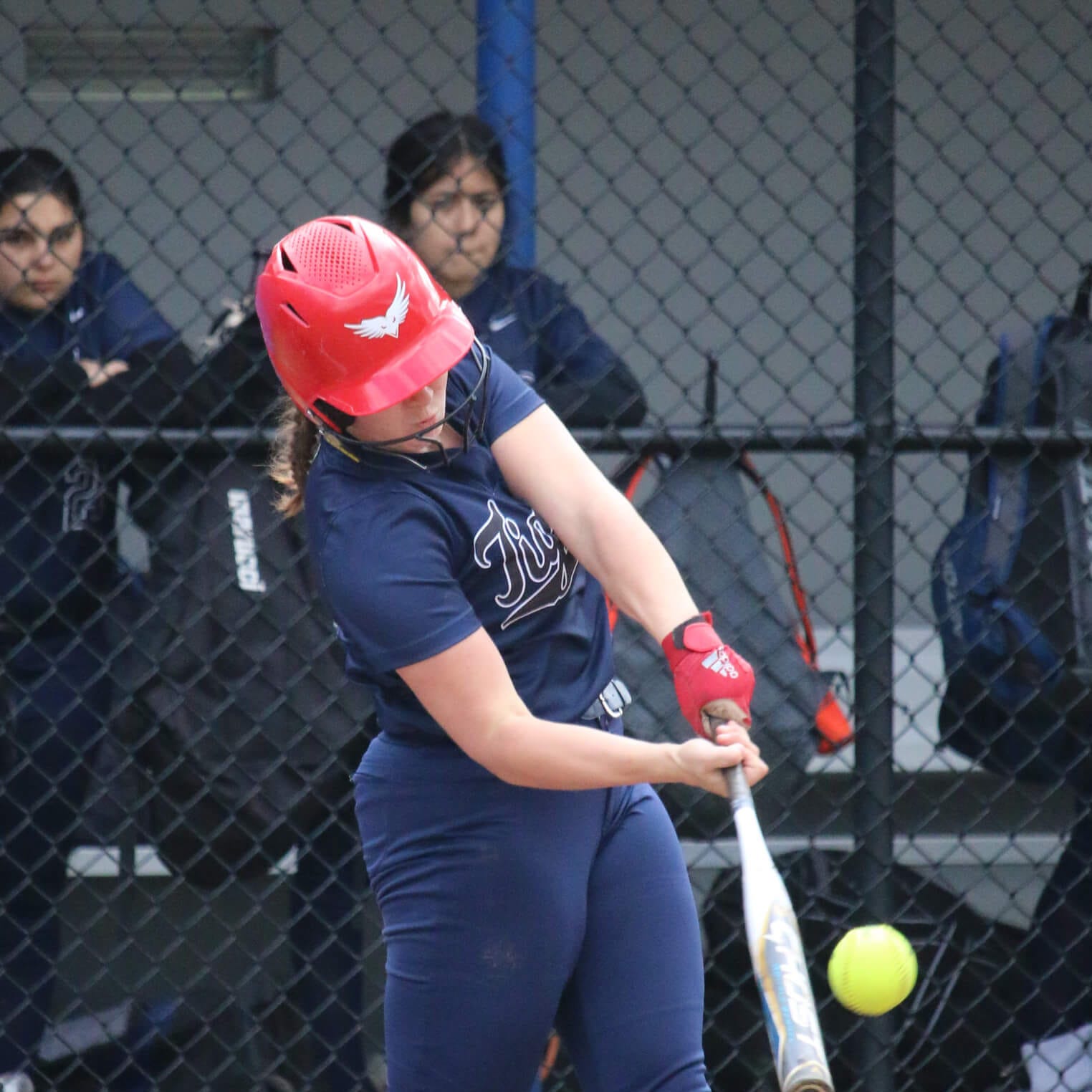 Haldane sophomore Callie Sniffen got her opportunity to play varsity softball in a merger with Putnam Valley this season. With the help of teammates and friends, she makes the 30-minute one-way drive to practice each day.