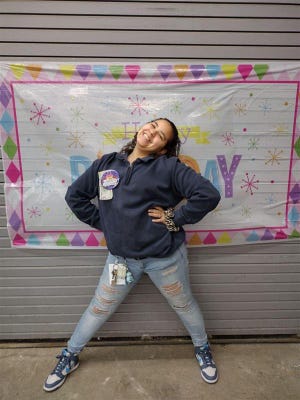 Jasmine Bennett poses for a photo.