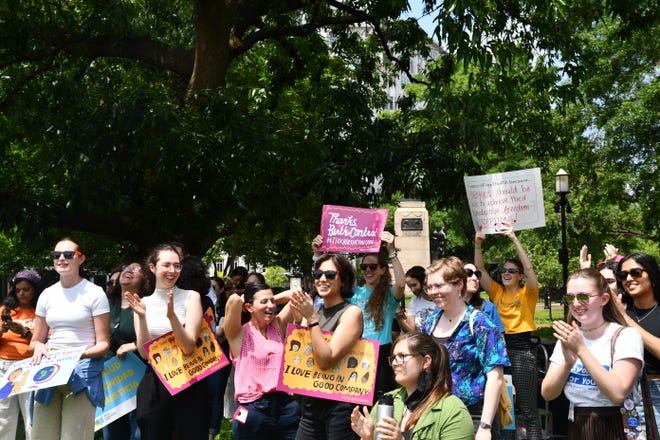 Free the Pill and other advocacy groups that support improving access to contraceptives rallied outside the White House on Monday in support of making Opill available over the counter.