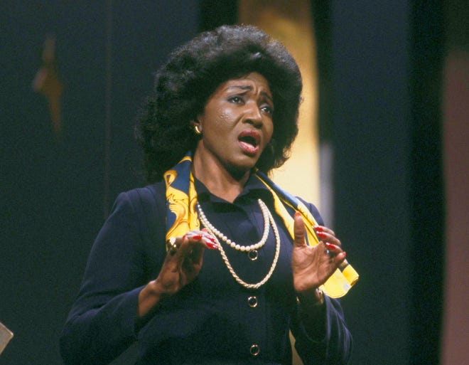 Opera singer Grace Bumbry performs in New York in March 1982.