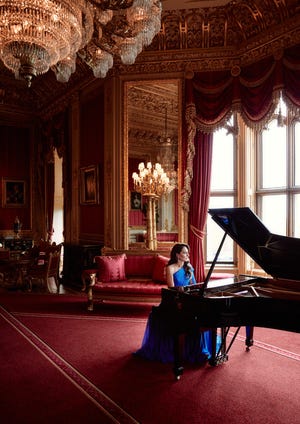 The Princess of Wales, seen here playing piano at Windsor Castle, previously surprised royal watchers with a Christmas performance in 2021.