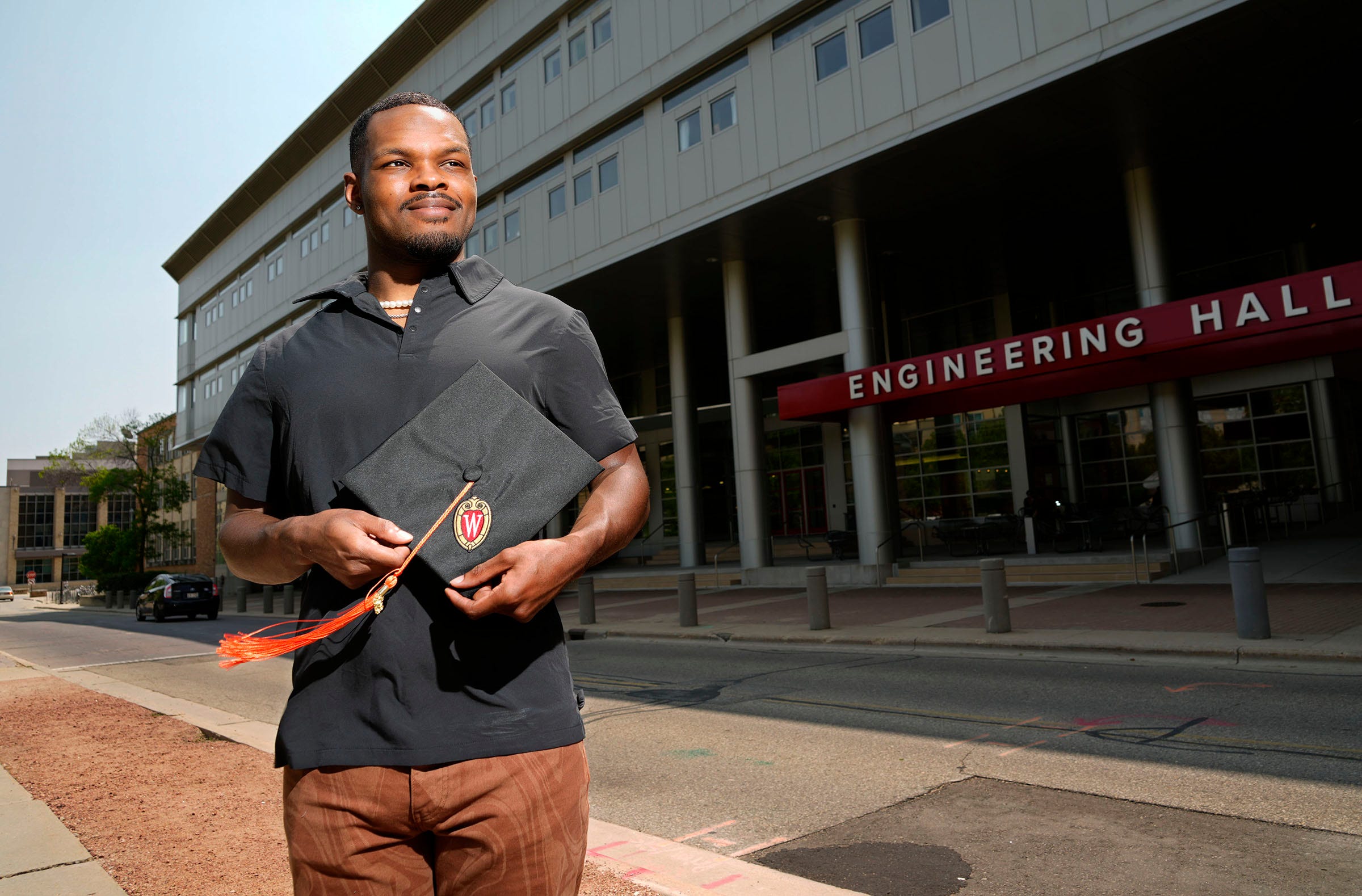 Isaac Wells-Cage says he fought isolation and imposter syndrome in college after a difficult childhood, but he earned his engineering degree this spring.